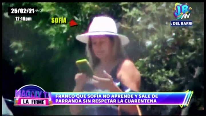 Sofía Franco no cumple con cuarentena obligatoria luego de regresar de México