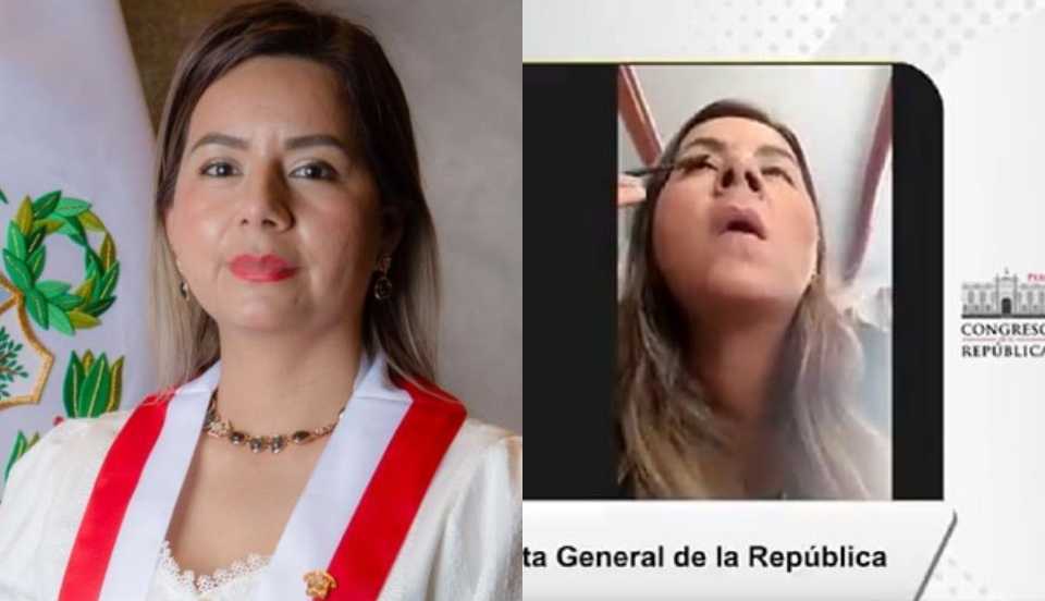 [VIDEO] Congresista Ramírez es criticada tras maquillarse durante sesión de Comisión de Presupuesto