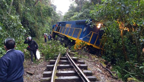 Cusco: Tren de la ruta Hidroeléctrica-Machu Picchu se descarrila con pasajeros a bordo