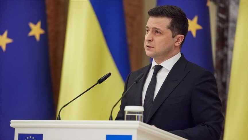 Presidente de Ucrania lamenta que su país esté “solo” frente al ataque de Rusia