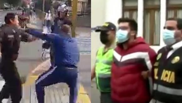 Venezolano que golpeó a policía se mostró arrepentido y pidió disculpas