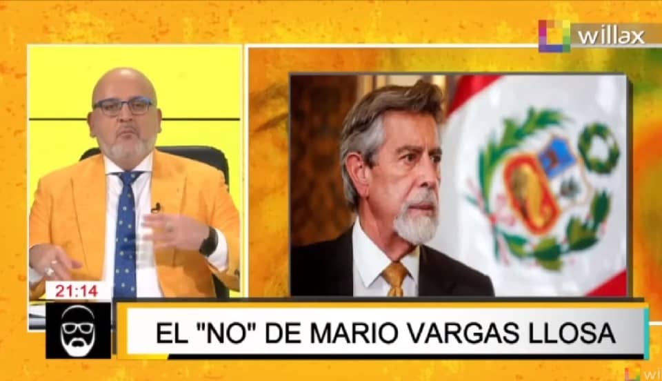(VIDEO) Beto Ortiz: "Sagasti le pidió a Vargas Llosa que conversara con la candidata Fujimori"