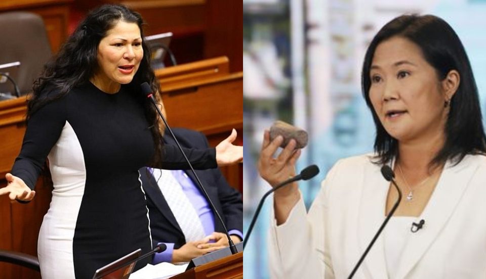 Yesenia Ponce a Keiko Fujimori por llevar piedra al debate: “Muestra los proyectos que encarpetaste”